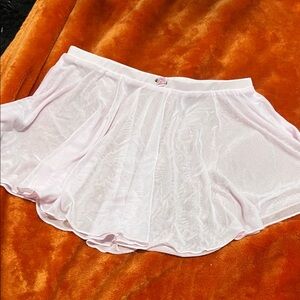 Elegant Sheer White Skirt - Women Intimates